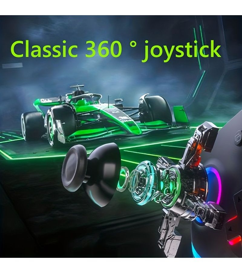 وحدة تحكم سلكية لـ PS3 PS4 Xbox 360 كمبيوتر هز مزدوج أبيض - Image 5