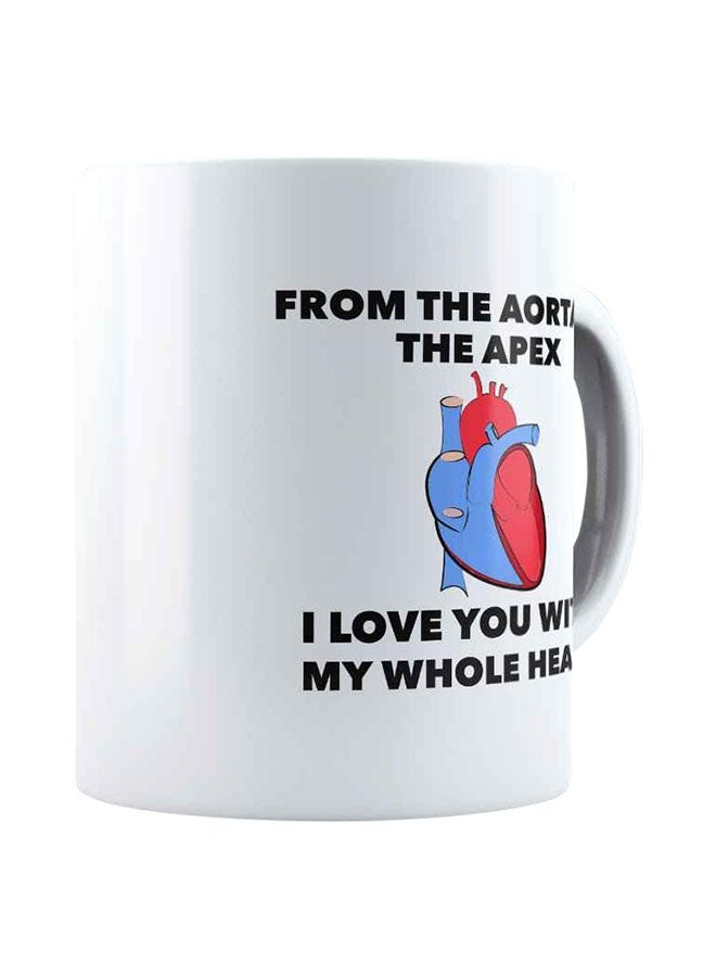 Phone Planet From Aorta To Apex Valentines Coffee Mug White - Image 2