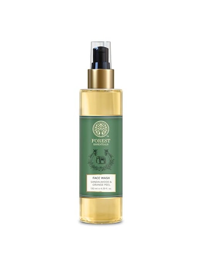 Forest Essentials Ayurvedic Purifying Face wash with Sandalwood & Orange Peel | For All Skin Types | Sulphate Free | Paraben Free - Image 1