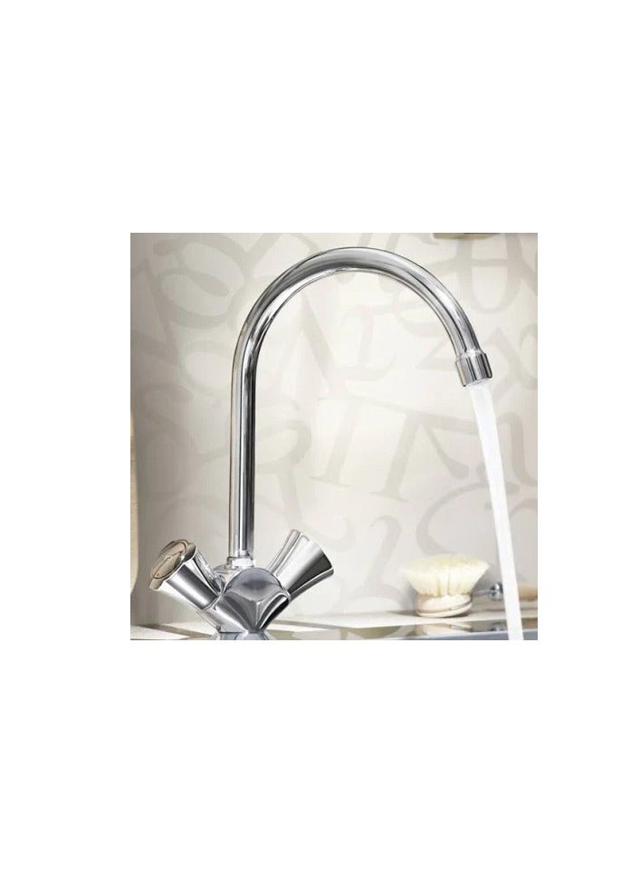 ITALO monophoton lavabo flex cm-60 one hole basin mixer j-spout flex cm 60 - Image 4
