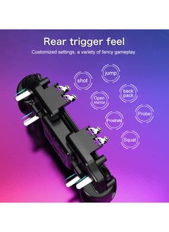 Rabos AK77 4000mAh Battery Edition Six-finger Linkage Multi-function Mobile Phone Gamepad with Bracket, Suitable for 4.7-6.5 inch Mobile Phones  - Image 3