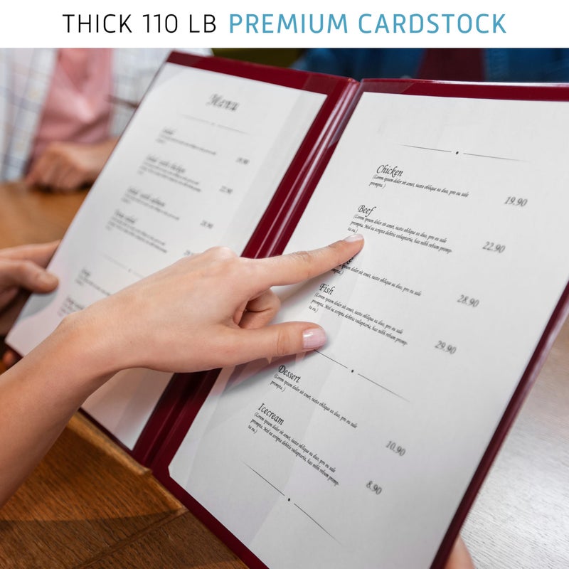 Alitte Cardstock Paper | 300 Pack, White Card Stock Printer Paper 8.5 x11, Heavyweight Thick, 110 lb, Premium Smooth Sheets and Printer Compatible - for Crafts, Cards, and Business - Image 5