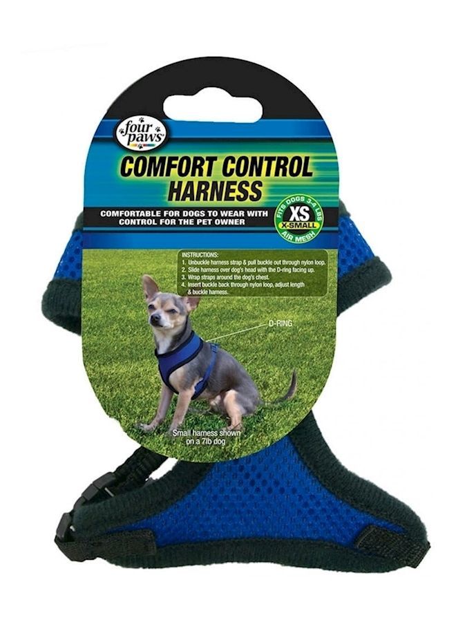 نيبمينينت حزام مريح للتحكم في الكلب أسود/أزرق XS