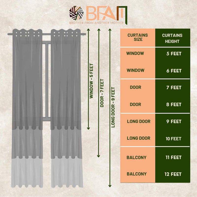 BFAM ستائر حجب الضوء للأطفال من BFAM بطول 7 أقدام - 100% حجب للغرفة، معزولة حرارياً، تقلل الضوضاء، مطبوعات حيوانات ملونة وقوس قزح، ستائر عيون لغرفة اللعب، غرفة النوم و nursery، عبوة من ستارة واحدة - Image 5