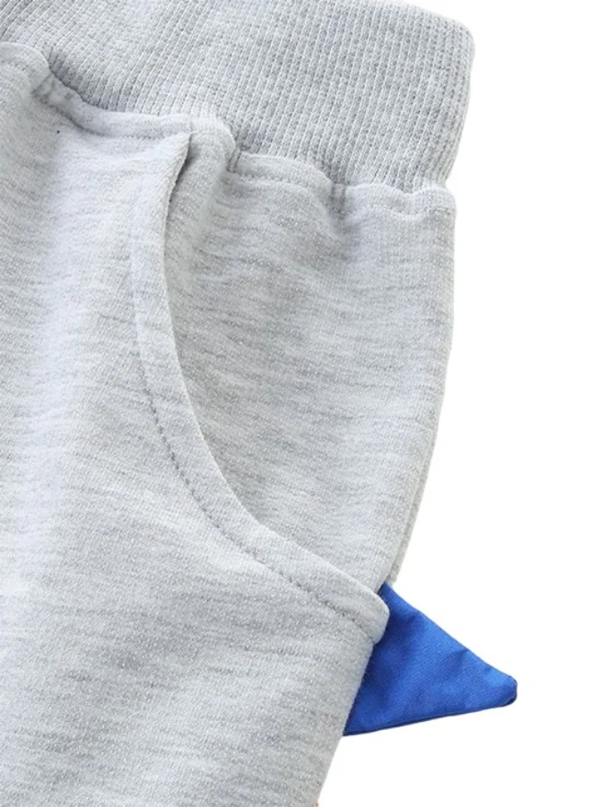يونيكي Grey Regular Fit Mid Rise Solid Shorts