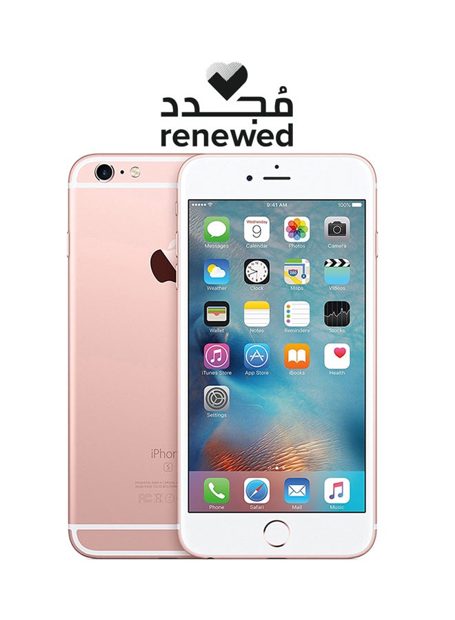ابل  مٌجدد - آيفون 6s مع تطبيق فيس تايم بلون ذهبي وردي وذاكرة داخلية سعة 64 جيجابايت ويدعم تقنية 4G LTE - Image 1