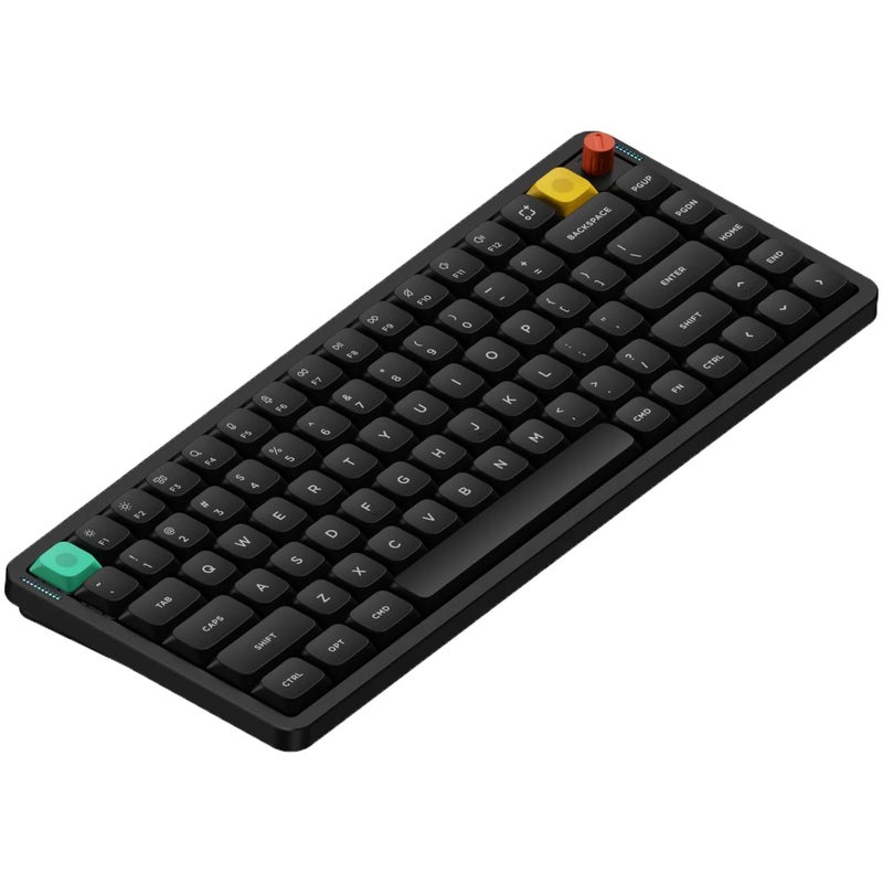 nuphy Air75 V3 Hot Swappable Wireless Mechanical Keyboard 84 Keys 75 Custom Low Profile Keyboard with Knob RGB Backlit Gasket Mounted Support Bluetooth24GHzUSBCBlackBlush Nano - Image 2