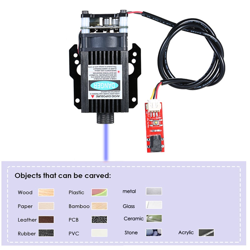 VG-L7 BX7 7W Module For Engraving Machine Blue-violet Head - Image 3