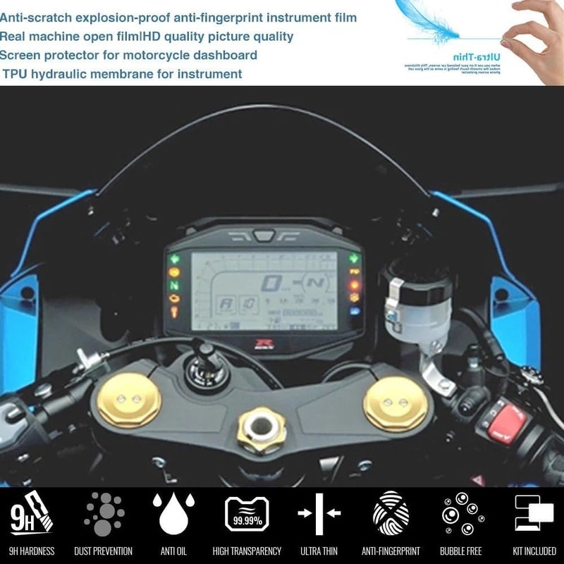 Vuzmode Motorcycle Dashboard Scratch Protection Film - Image 2