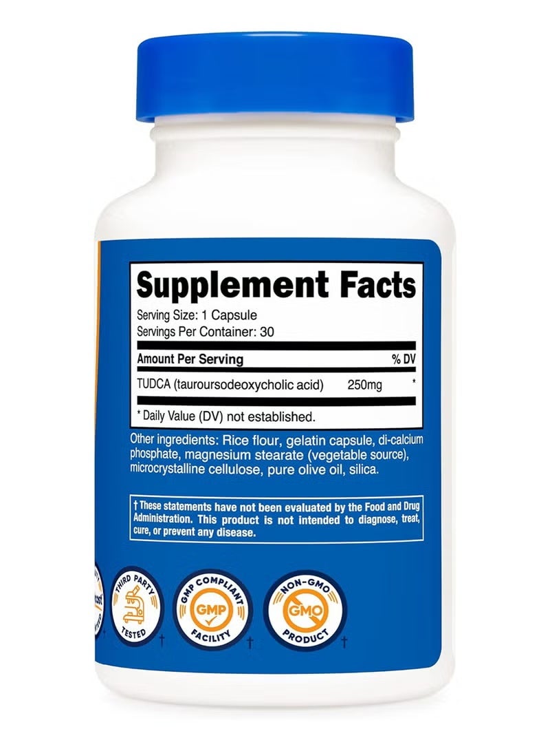 نوتريكوست، حمض التوروديوكسيكوليك، 250 ملغ، 30 كبسولة - Image 3