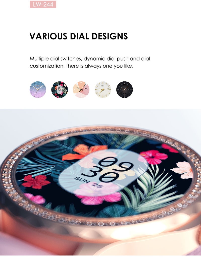 Lenyes LW-244 Smart Watch with Bluetooth Calling Function,1.2inch high-definition touch screen, fitness tracking watch with sleep monitoring function, suitable for iPhone/Android, IPX67 WATERPROOF - Image 3