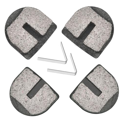 HOLATO Rounded Disc Brake Pads for Razor MX500 MX650 SX500 Mcgrath Dirt Rocket Electric Motocross Bike E500S Scooter RSF350 RSF650 Kids Street Bike Dirt Quad 500 Electric ATV YK2 Flame Caliper 4 Pcs - Image 1