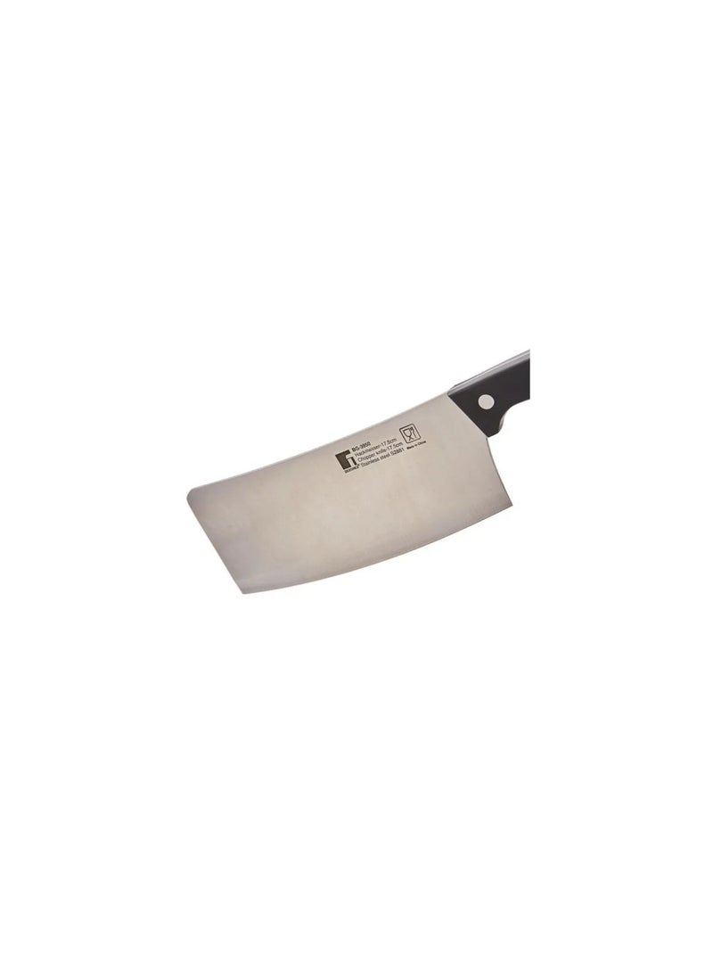 BERGNER Chopper Knife Silver/Black/Grey 17.5cm - Image 2