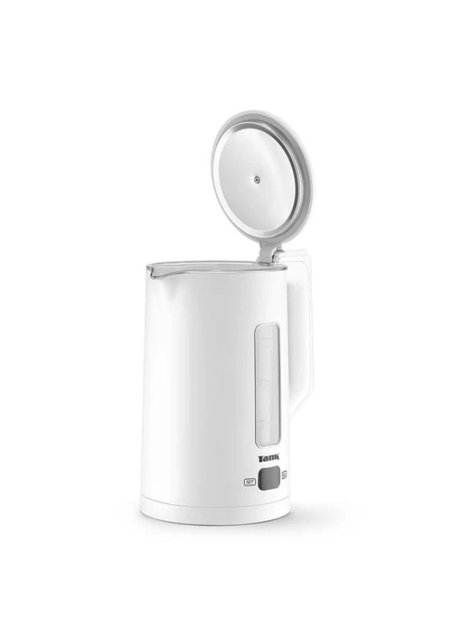TANK Tank Safe Touch Glass Digital Kettle, 1.5L Capacity, 1500 Watts, Rose Gold Frame, DG-2338-ES - Image 5