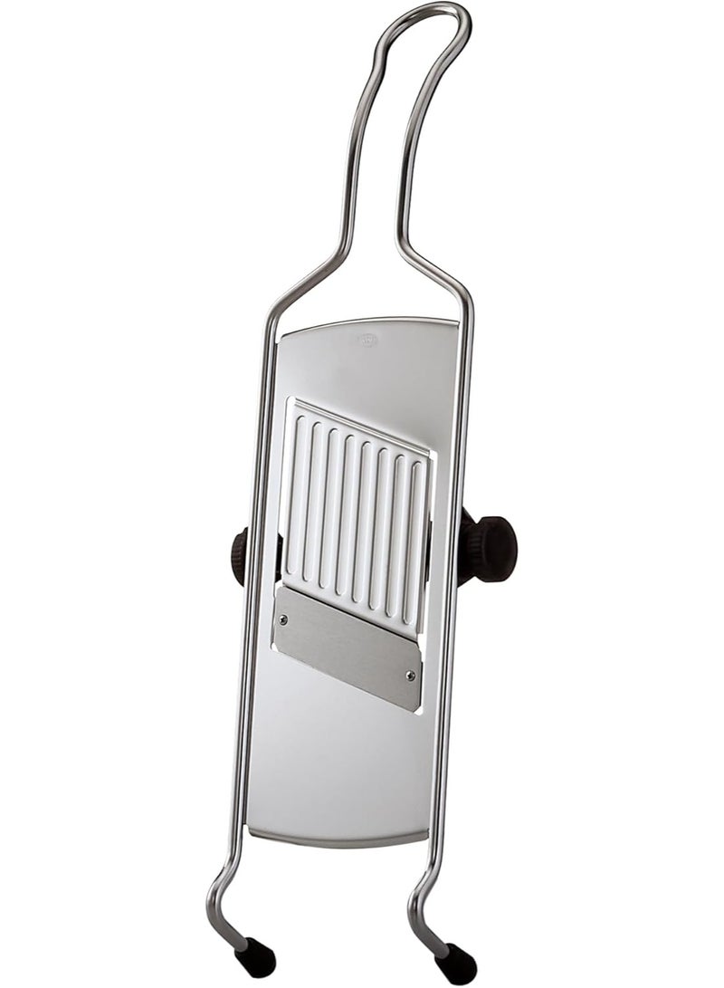 Rosle Rosle 95028 Stainless Steel Adjustable Gourmet Food Slicer Hand-Held Mandoline With Hand Guard  - Image 2