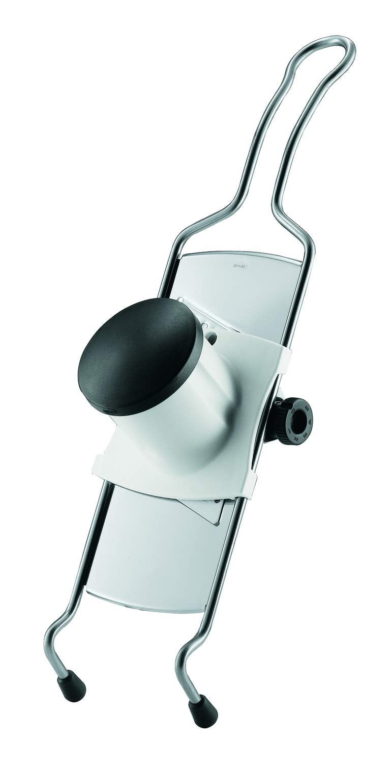 RÃ¶sle Rosle 95028 Stainless Steel Adjustable Gourmet Food Slicer Hand-Held Mandoline With Hand Guard - Image 2