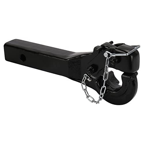 ONLTCO Pintle Hitch Receiver Hook 10 TON for 2” Hitches Hitch Hook Military Receiver 20000lbs - Image 1