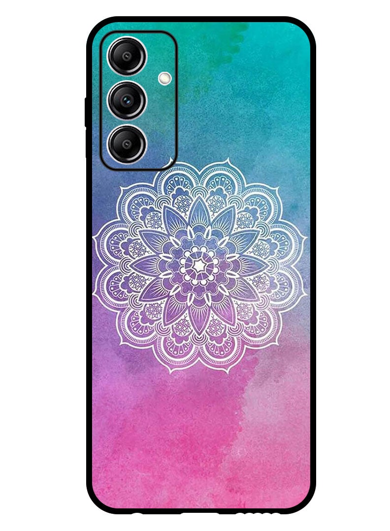 Theodor Protective Case Anti Scratch Shock Proof Bumper Cover For Samsung Galaxy A15 Flower At Center - Image 1