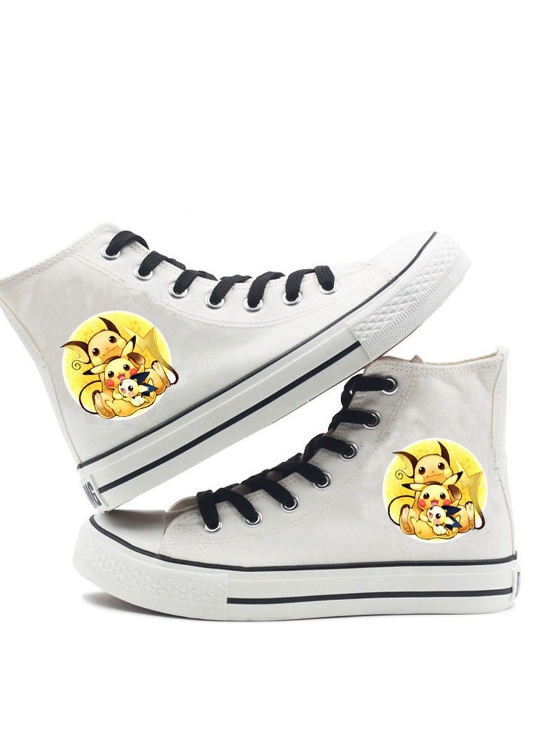 Unisex Top Canvas Shoes – Stylish Couple Sneakers for Casual  Cosplay - Image 1