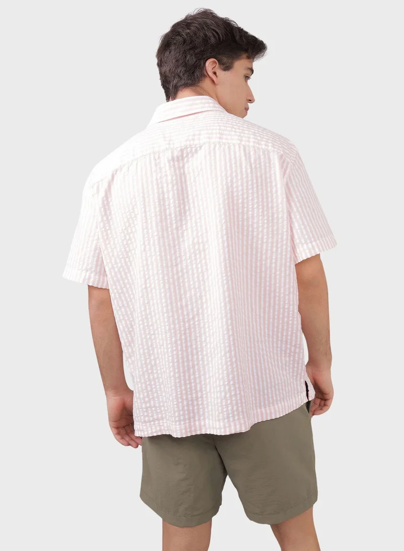 American Eagle Essential Button-Up Poolside Shirt