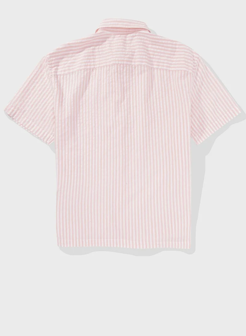 American Eagle Essential Button-Up Poolside Shirt