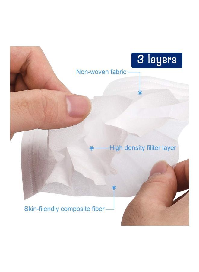 NIBEMINENT 50-Piece Disposable Dustproof Face Mask Set - Image 3