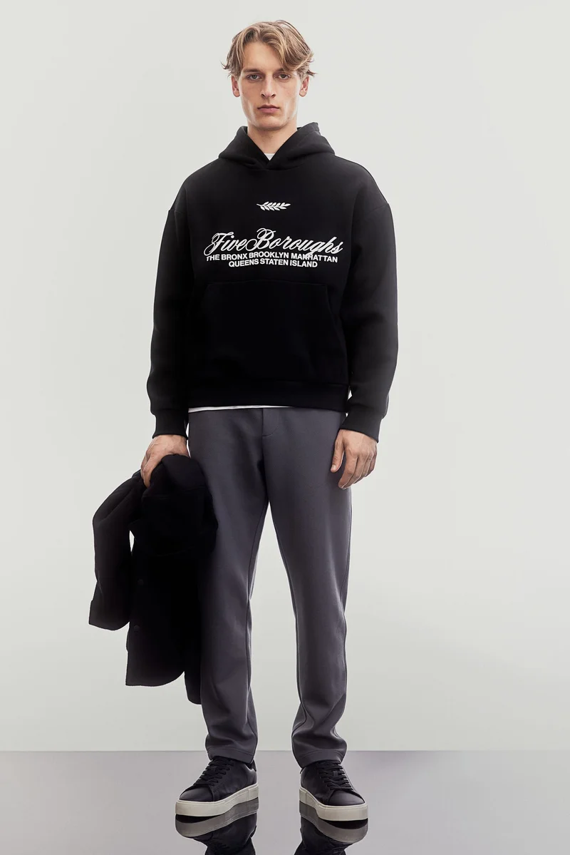 H&M Loose Fit Printed hoodie