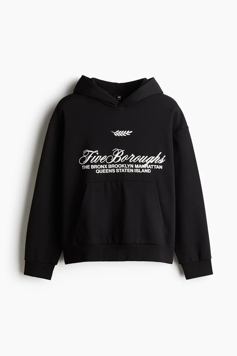 H&M Loose Fit Printed hoodie