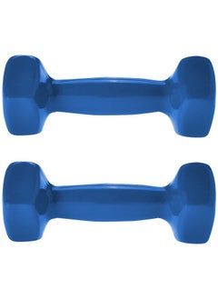 Fitness World Weightlifting dumbbell made of vinyl, 4 kg, consisting of two pieces  - Image 3