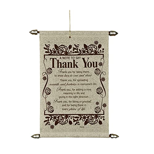 Saugat Traders Thank You Message Scroll Card - Thank You Card For Office-Teacher-Mother-Father -30 CM - Image 1