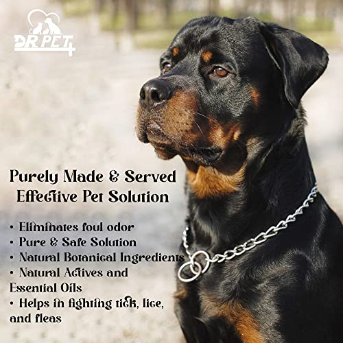 DR PET PLUS Dr. Pet Plus Luxury Professional Ayurvedic Anti-Tick, Lice & Flea Dog Shampoo | Protects Against Ticks, Fleas & Lice Anti-Itching | Dog Shampoo for Ticks and Fleas – Suitable for All Dog Breed -100Ml - Image 4