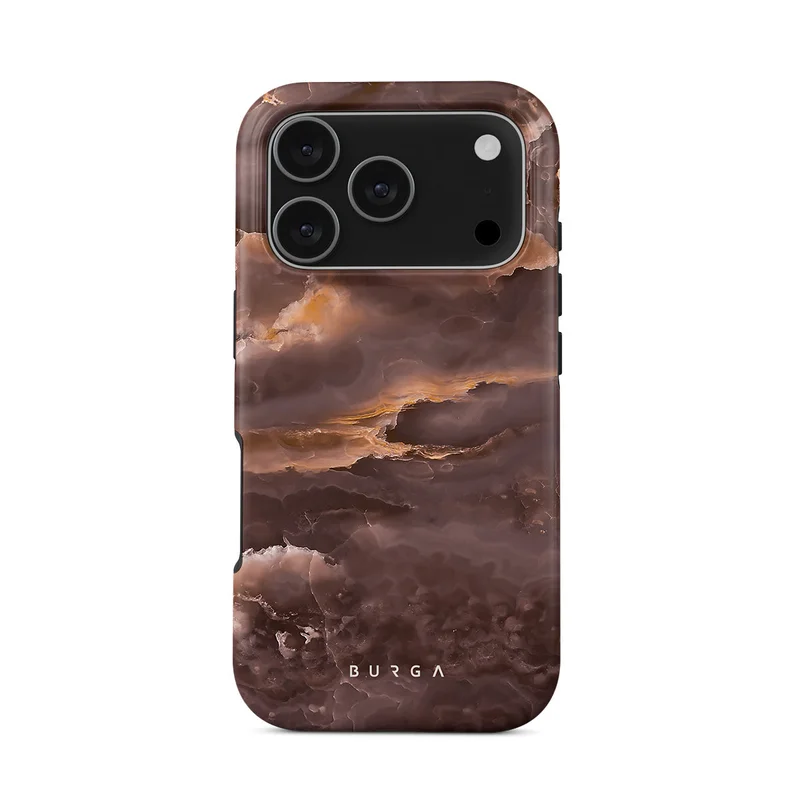 BURGA iPhone 17 Pro FIREWOOD Premium Case Compatible with Hybrid Dual-Layer Hard Shell + Silicone Protection - Scratch-Resistant Shockproof Mobile Cover
