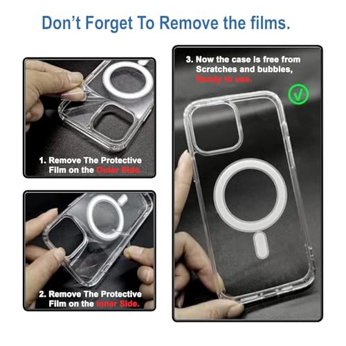 Sadhwanis Ultra-Hybrid Shockproof Back Cover Case for iPhone 15 Compatible with MagSafe | Camera Protection Bump Hard Back Cover for iPhone 15 - Image 4