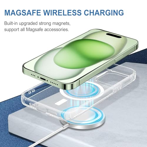 Sadhwanis Ultra-Hybrid Shockproof Back Cover Case for iPhone 15 Compatible with MagSafe | Camera Protection Bump Hard Back Cover for iPhone 15 - Image 5