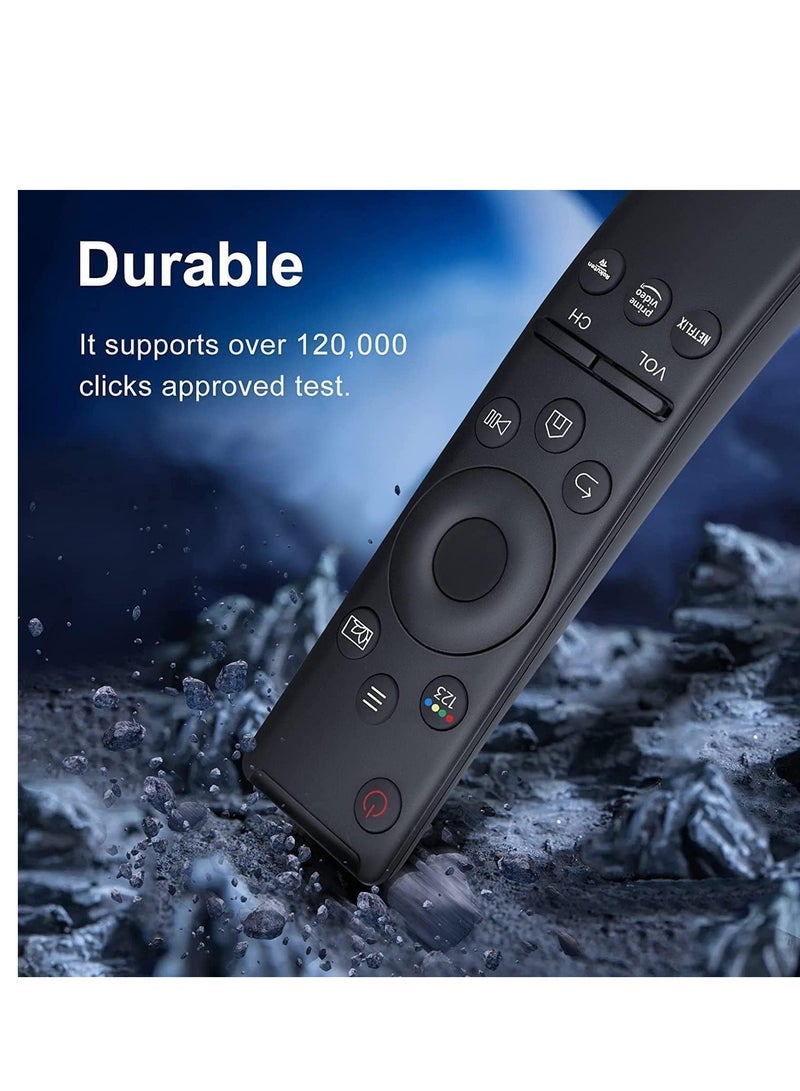 PopZa Universal Samsung Tv Remote All Samsung Tv Led Qled Suhd Uhd Hdr Lcd Frame Curved Solar Hdtv 3D 4K 8K Smart Tvs With Buttons For Netflix, Prime Video, Rakuten Tv - Image 5