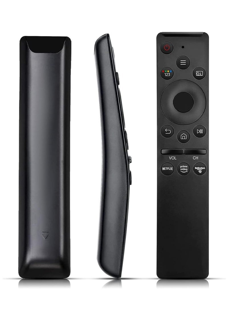 PopZa Universal Samsung Tv Remote All Samsung Tv Led Qled Suhd Uhd Hdr Lcd Frame Curved Solar Hdtv 3D 4K 8K Smart Tvs With Buttons For Netflix, Prime Video, Rakuten Tv - Image 1