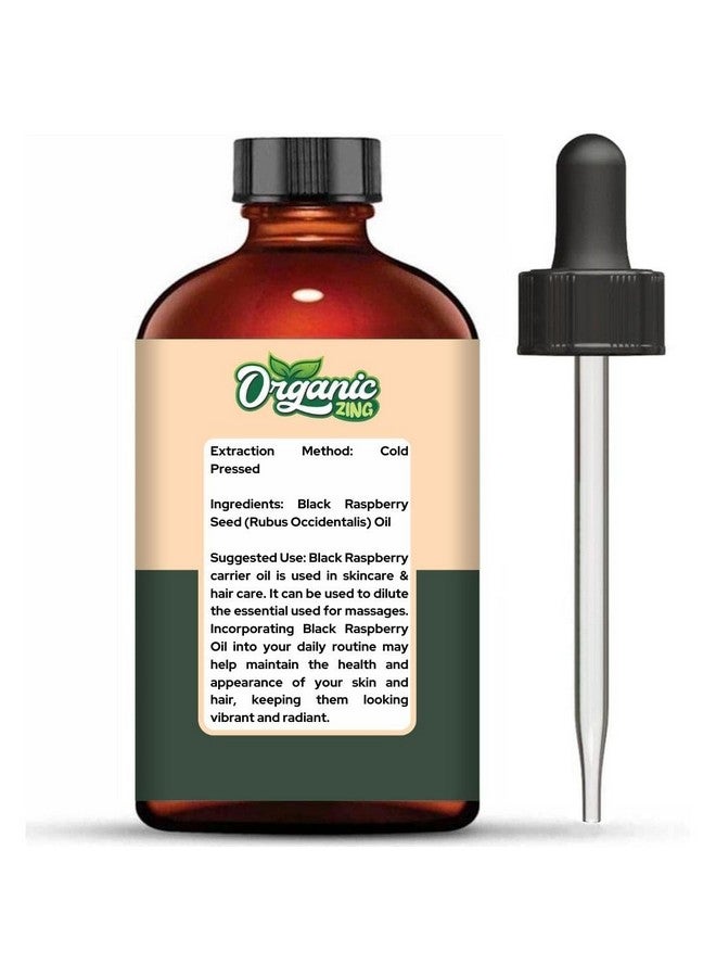 Organic Zing Black Raspberry Seed (Rubus Occidentalis) Oil | Pure & Natural Carrier Oil for Skincare and Hair Care - 118ml/3.99fl oz - Image 2