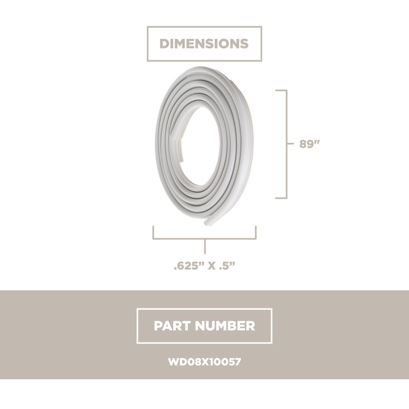 GE Appliances WD08X10057 Dishwasher Door Seal - Image 5