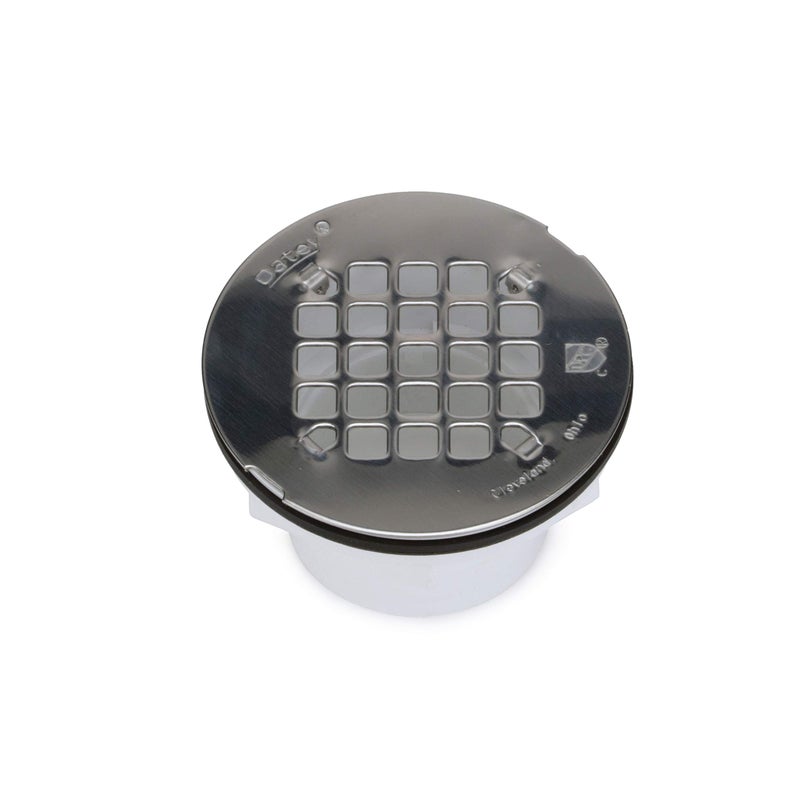 Oatey 42097 101 PS PVC-Solvent Weld Shower Drain with Stainless Steel Strainer, 2-Inch - Image 2
