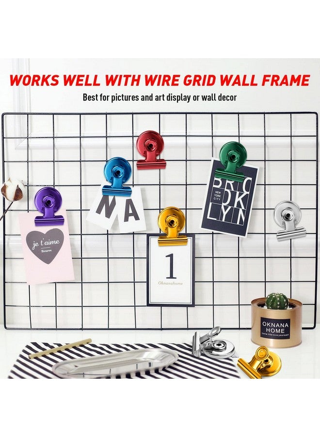 FINDMAG 12 Pack Strong Magnetic Clips, Heavy Duty Whiteboard & Refrigerator Magnets, Scratch Free for Photo Displays, Office, School, Kitchen - Image 4