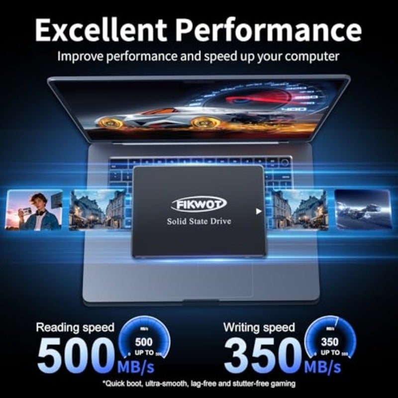 FS810 128GB SSD 2.5 Inch SATA SSD Internal Solid State Drive Up to 560MB s 3D NAND SLC Cashe Compatible with Laptop PC Desktop - Image 3