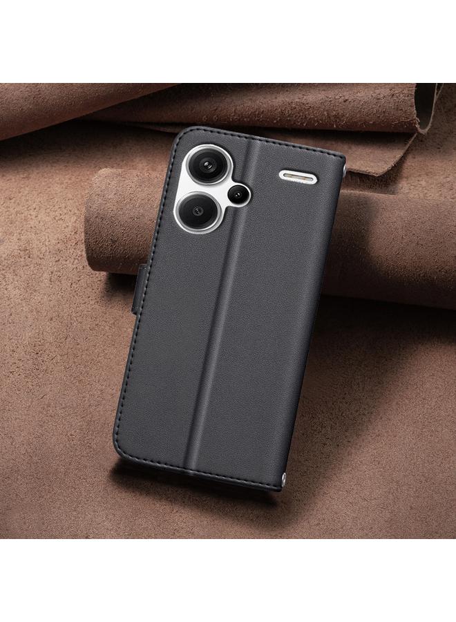 S-TOP Case For Redmi Note 13 Pro+ 5G Square Texture Leather Phone Case - Image 3