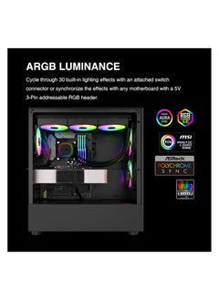 GAMDIAS 360mm AIO CPU Water Cooler, Hidden Cable Design, Rotatable Pump, MB Sync ARGB & PWM, 30 Light Effect, Intel LGA 1700, AMD AM5/AM4, Black, AURA - pzsku/ZBDC7606BD6CA8A4DBF49Z/45/_/1737294711/c72d63c5-5143-473e-80d4-0a22ddfb9956