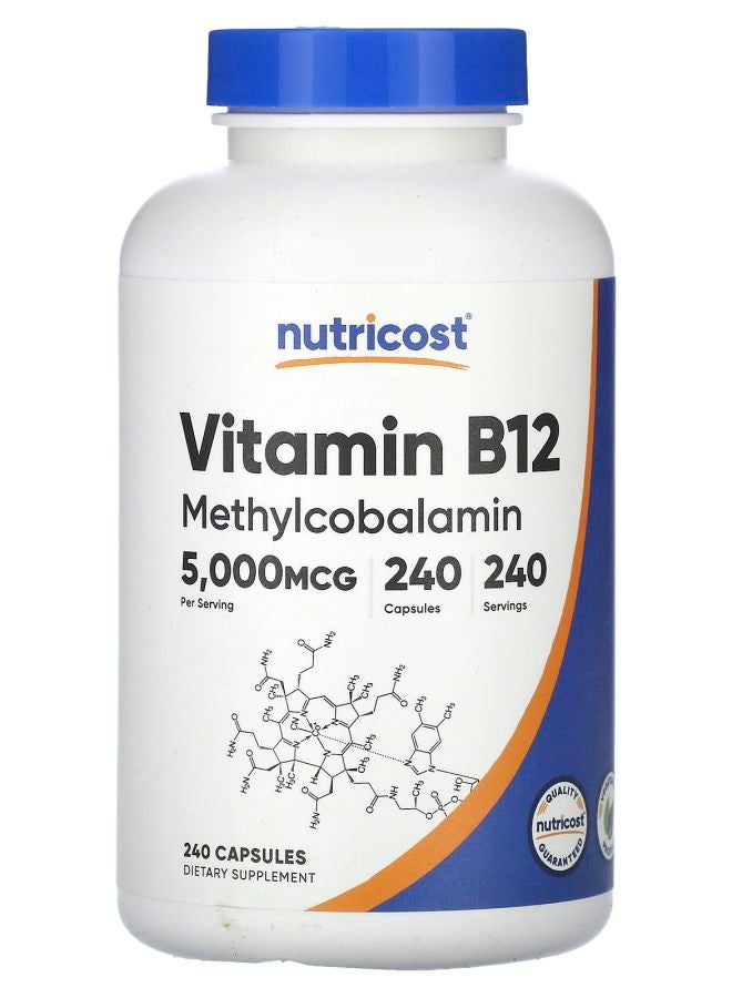 Nutricost Vitamin B12 5000 mcg 240 Capsules