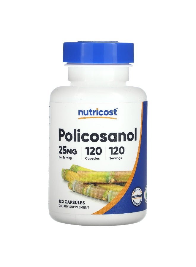 Nutricost, Policosanol, 25 mg, 120 Capsules (Packaging may vary) - Image 1