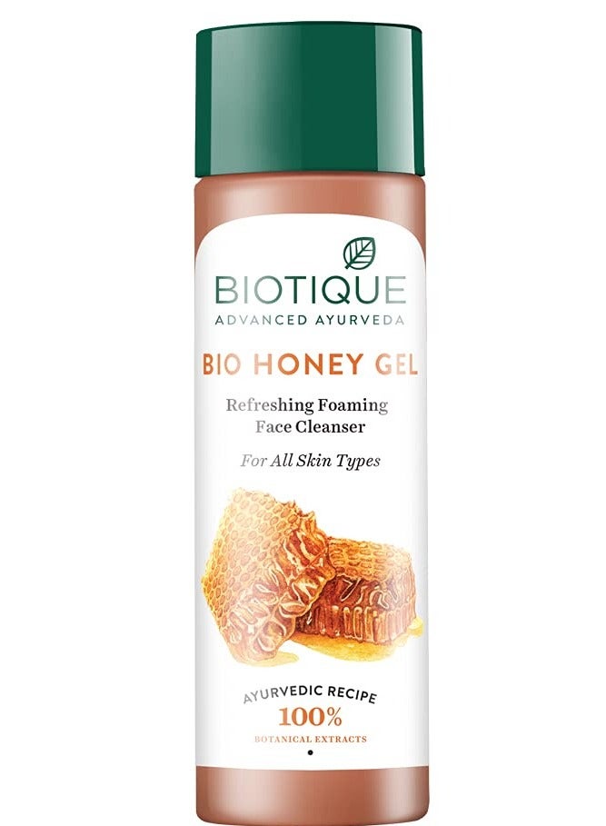 بيوتيك Biotique Honey Gel يهدئ منظف الوجه الرغوي المغذي 120 مل - Image 1
