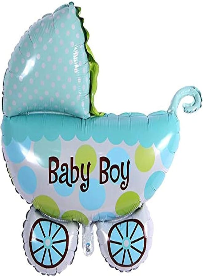 BESTPICKS 72x78 cms Foil Balloon for New Born Baby Boy, Birthday Party, Home Decoration