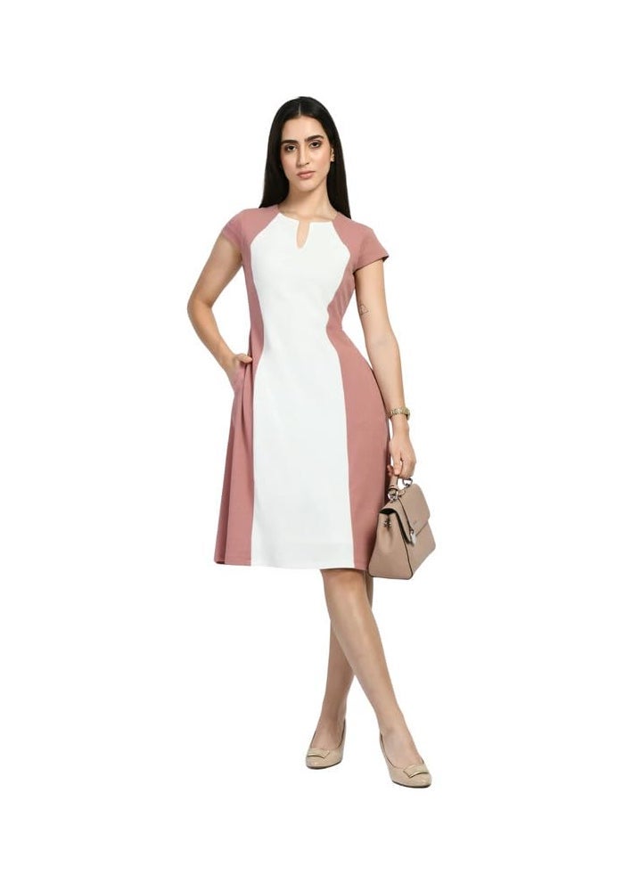 Exude Elegant Pink Dress for Women - Image 1