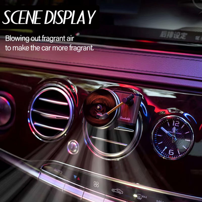 Maicican 12PCS Customizable Car Air Freshener Vent Clip, Pop Singer Album Cover Record Player Shape, Music Lover Gifts. (Fashion) - Image 3