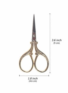 Small Scissors 1 Pack Embroidery Scissors 3.6 Inch Sewing Craft Sharp Scissors for Fabric Cutting Paper Crafting Office Scissors Sewing Handicrafts Tool - pzsku/ZBDC78DAB81EBC8D85019Z/45/_/1724240252/1e33ff08-77de-4f64-b834-138e3997f828